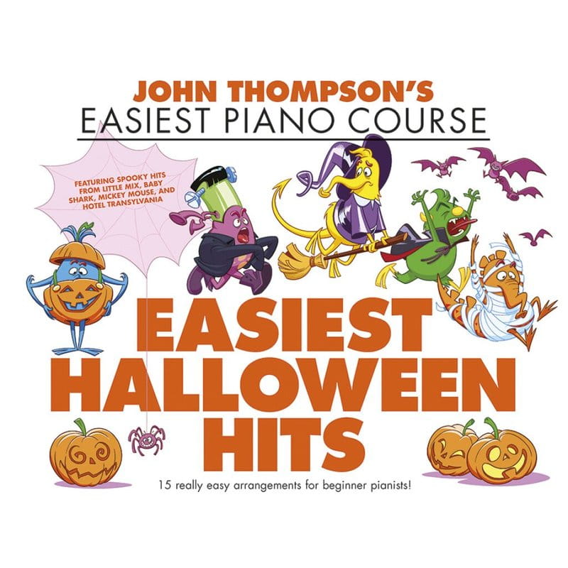 John Thompson's Easiest Piano Course: Easiest Halloween Hits - nuty na pianino dla dzieci