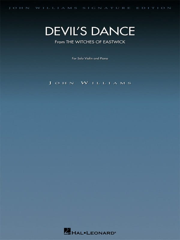 John Williams: Devil's Dance from The Witches of Eastwick for Violin and Piano - temat z filmu Czarownice z Eastwick - nuty na skrzypce z fortepianem