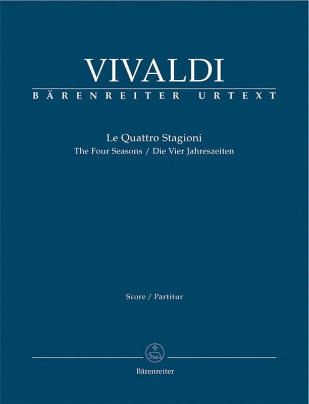Antonio Vivaldi: Le Quattro Stagioni - Cztery pory roku - nuty na orkiestrę smyczkową - partytura