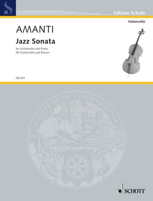 Lucio Franco Amanti: Jazz Sonata for Violoncello and Piano - nuty na wiolonczelę i fortepian