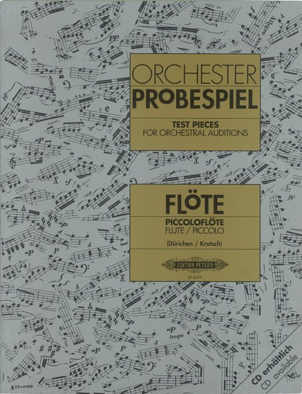 Orchester Probespiel Flote / Piccoloflote - Test Pieces for Orchestral Auditions Flute / Piccolo - utwory na przesłuchania do orkiestry (orkiestrówki)