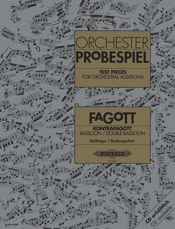 Orchester Probespiel Fagott / Kontrafagott - Test Pieces for Orchestral Auditions Bassoon / Contrabassoon - utwory na przesłuchania do orkiestry (orki