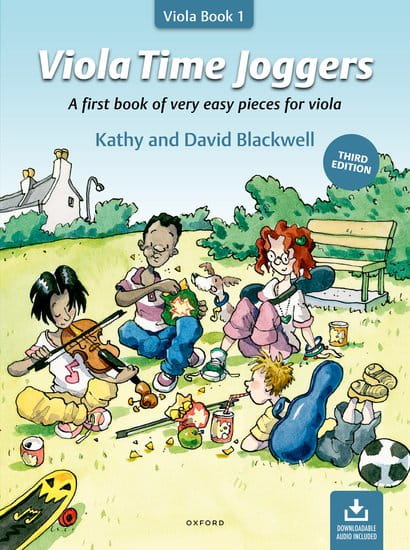 Kathy Blackwell, David Blackwell: Viola Time Joggers (+ audio online) - szkoła gry na altówce cz. 1