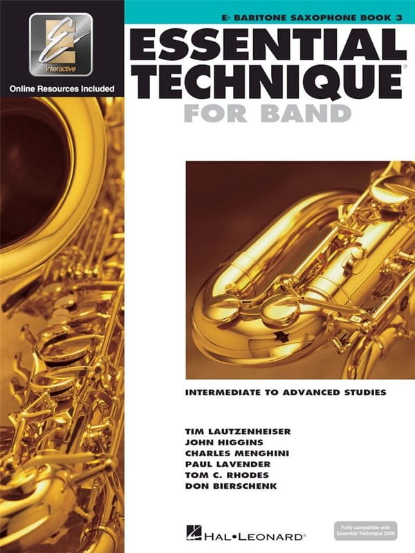 Essential Elements 2000 for Band - Essential Technique: Eb Baritone Saxophone Book 3 (+ audio online) - szkoła na saksofon barytonowy przygotowująca d