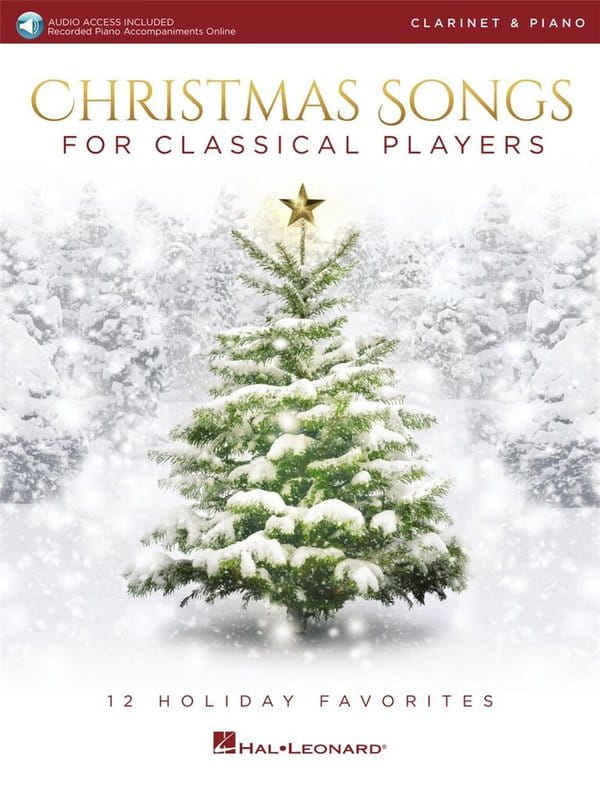 Christmas Songs for Classical Players: Clarinet and Piano (+ audio online) - popularne piosenki świąteczne i kolędy - nuty na klarnet i fortepian