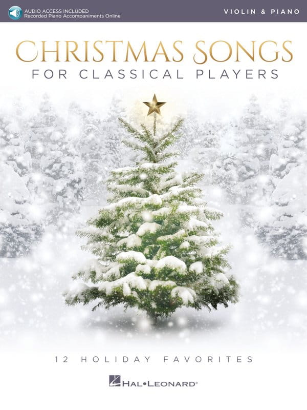 Christmas Songs for Classical Players: Violin and Piano (+ audio online) - popularne piosenki świąteczne i kolędy - nuty na skrzypce i fortepian