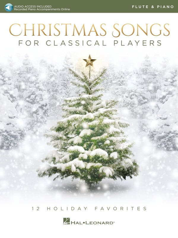 Christmas Songs for Classical Players: Flute and Piano (+ audio online) - popularne piosenki świąteczne i kolędy - nuty na flet poprzeczny i fortepian