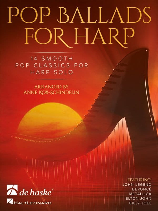 Pop Ballads for Harp - znane ballady popowe - nuty na harfę