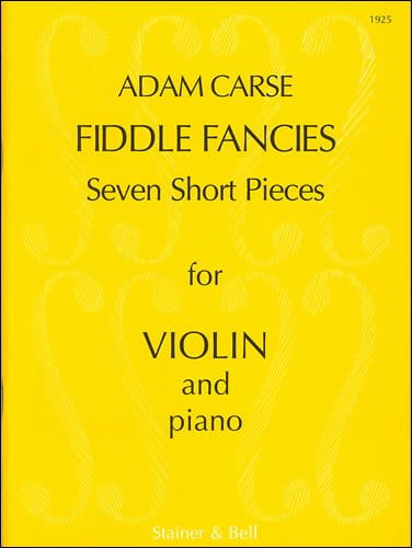 Adam Carse: Fiddle Fancies - Seven Short Pieces for Violin and Piano - nuty na skrzypce i fortepian