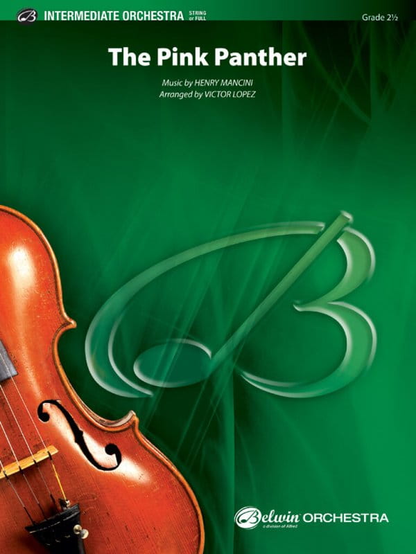 Belwin Intermediate Orchestra Full or String: Henry Mancini - The Pink Panther - Victor Lopez (Score & Parts) - Różowa Pantera - nuty na orkiestrę