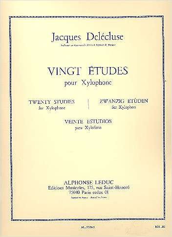 Jacques Delecluse: Vingt Etudes pour Xylophone - 20 etiud na ksylofon