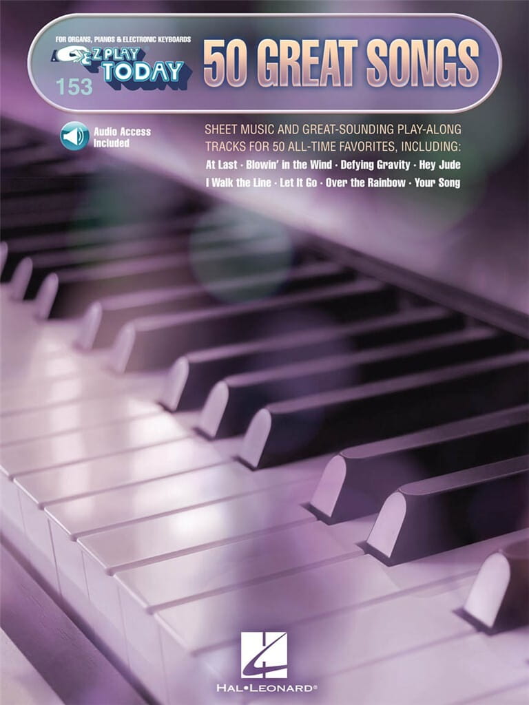 E-Z Play Today Volume 153: 50 Great Songs - łatwe nuty literowe na keyboard ( + audio online)