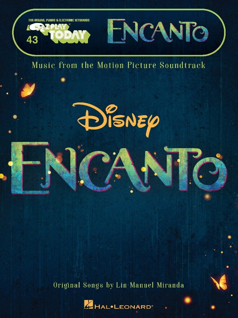 E-Z Play Today Volume 3: Lin-Manuel Miranda - Encanto - piosenki z filmu - łatwe nuty literowe na keyboard