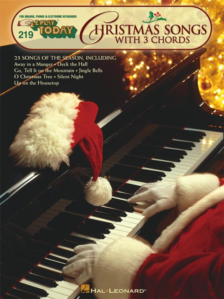 E-Z Play Today Volume 219: Christmas Songs With 3 Chords - kolędy i piosenki świąteczne - łatwe nuty literowe na keyboard