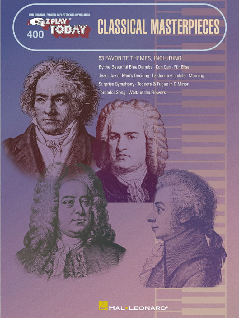 E-Z Play Today Volume 400: Classical Masterpieces - łatwe nuty literowe na keyboard