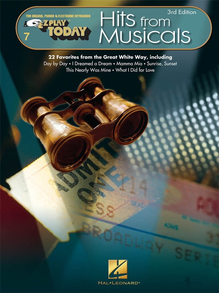 E-Z Play Today Volume 7: Hits from Musicals - łatwe nuty literowe na keyboard