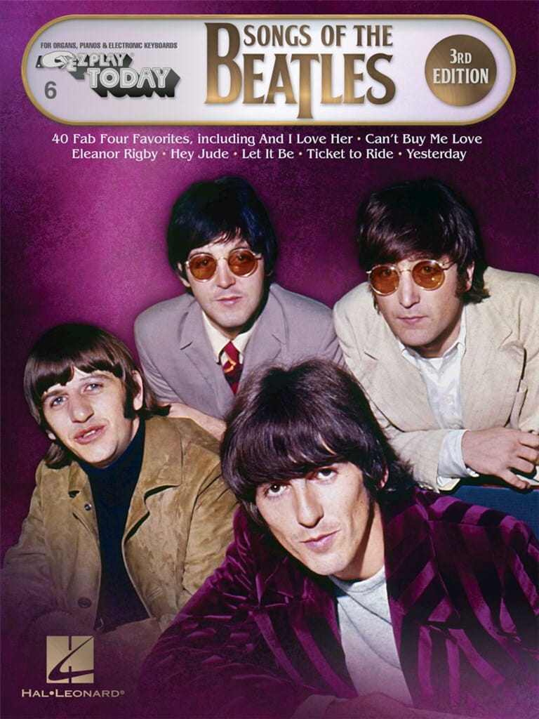 E-Z Play Today Volume 6: Songs of the Beatles - łatwe nuty literowe na keyboard