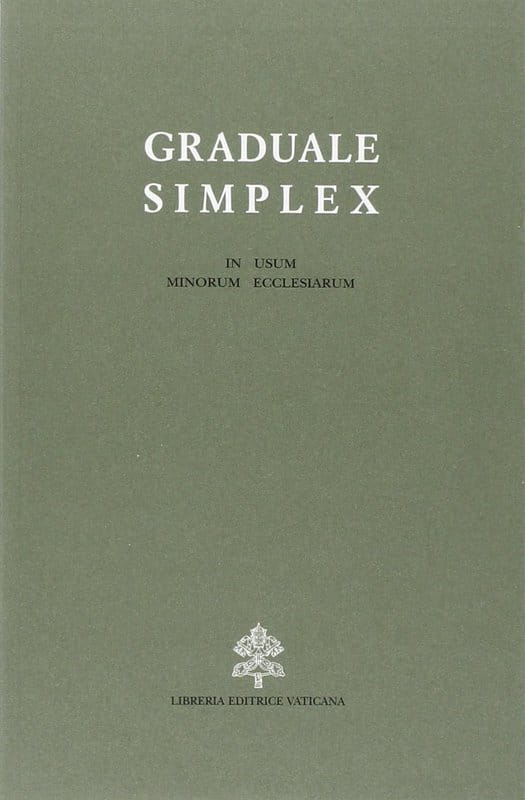 Graduale simplex in usum minorum ecclesiarum - śpiewy gregoriańskie na poszczególne okresy roku liturgicznego