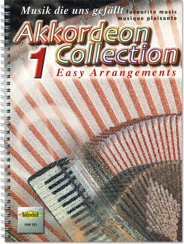Akkordeon Collection 1 - łatwe opracowanie ulubionych piosenek - nuty na akordeon