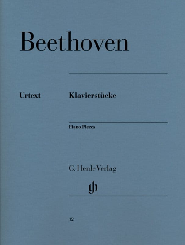 Ludwig van Beethoven: Klavierstucke - Piano Pieces - utwory fortepianowe - nuty na fortepian