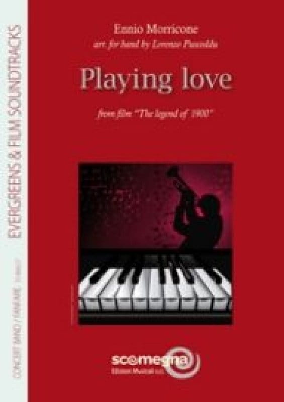 Ennio Morricone: Playing Love from The Legend of 1900 for Concert Band (Score & Parts) - Lorenzo Pusceddu - nuty na orkiestrę dętą