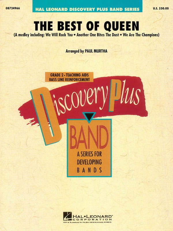 Discovery Plus Band: The Best of Queen (Score & Parts) - nuty na młodzieżową orkiestrę dętą