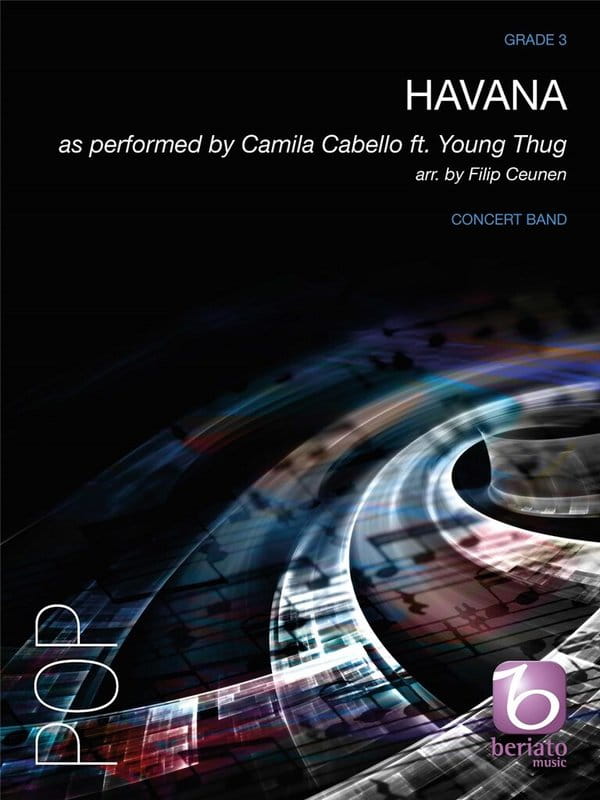 Camila Cabello ft. Young Thug: Havana for Concert Band (Score & Parts) - Filip Ceunen - nuty na orkiestrę dętą