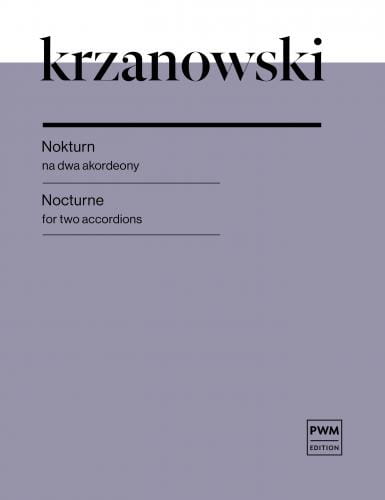 Andrzej Krzanowski: Nokturn na dwa akordeony - nuty na akordeon