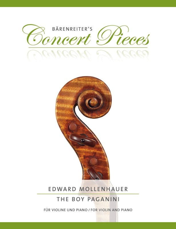 Edward Mollenhauer: The Boy Paganini for Violin and Piano - nuty na skrzypce z fortepianem