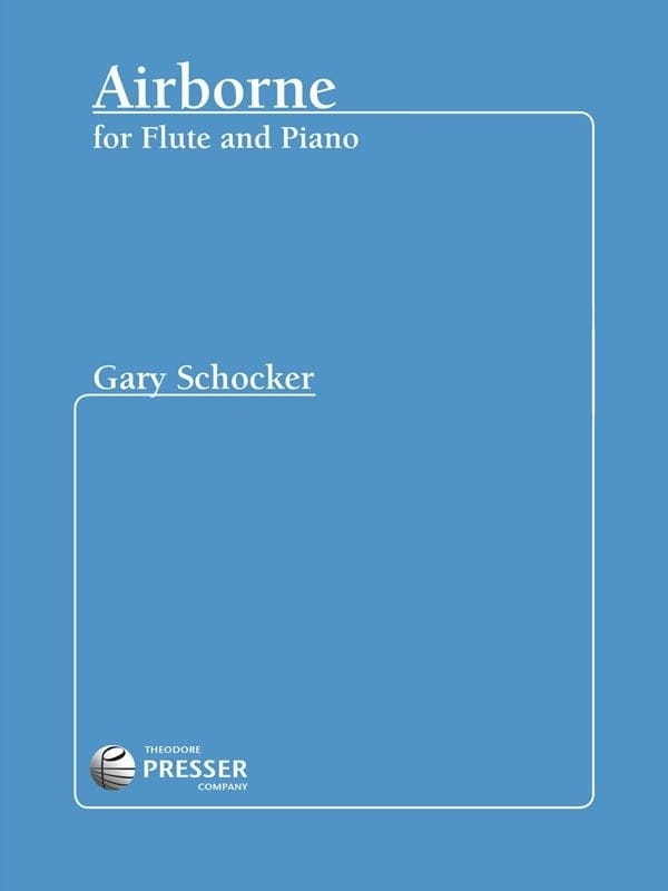 Gary Schocker: Airborne for Flute and Piano - nuty na flet poprzeczny z fortepianem