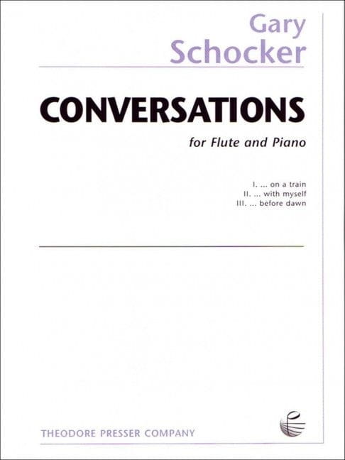Gary Schocker: Conversations for Flute and Piano - nuty na flet poprzeczny z fortepianem