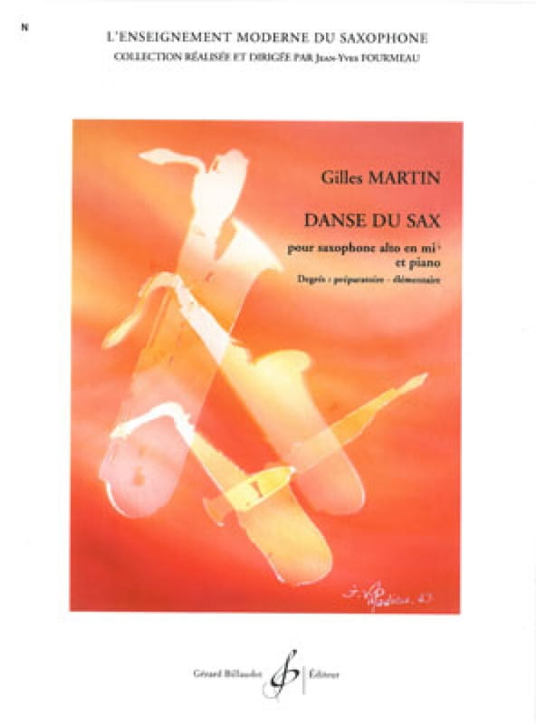 Gilles Martin: Danse Du Sax pour Saxophone Alto et Piano - nuty na saksofon altowy z fortepianem