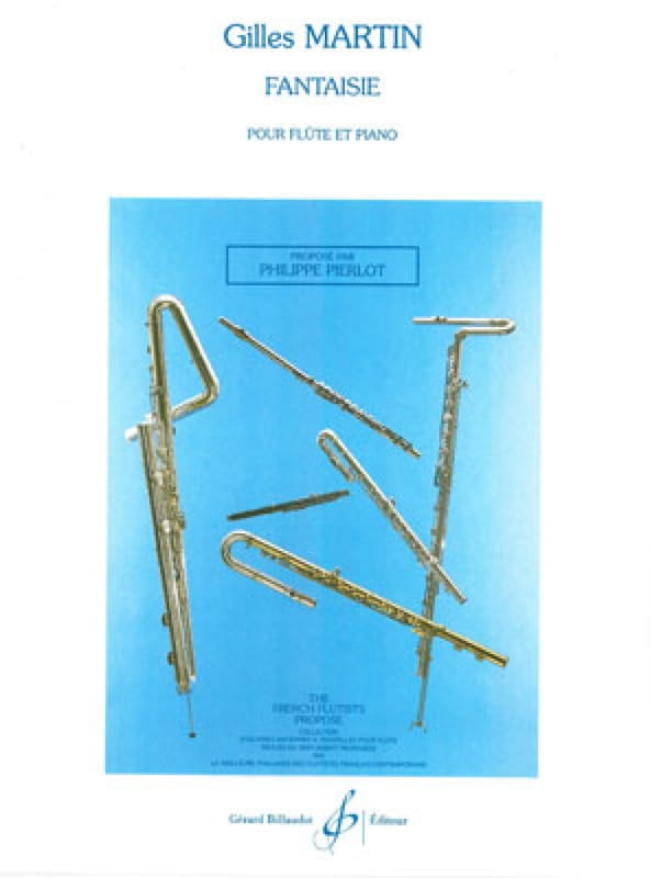 Gilles Martin: Fantaisie pour Flute et Piano - nuty na flet poprzeczny z fortepianem
