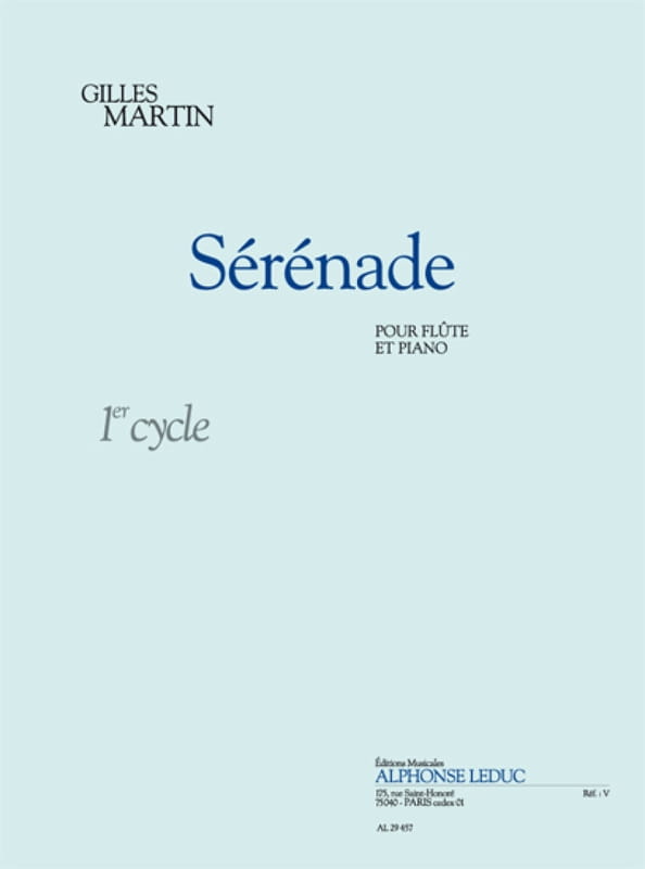 Gilles Martin: Serenade pour Flute et Piano - nuty na flet poprzeczny z fortepianem