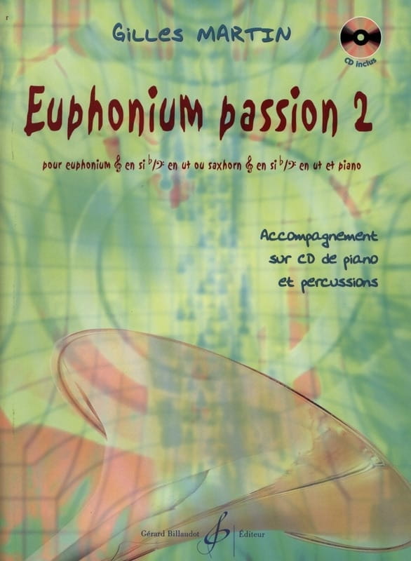 Gilles Martin: Euphonium Passion 2 (+ płyta CD) - nuty na eufonium lub sakshorn i fortepian