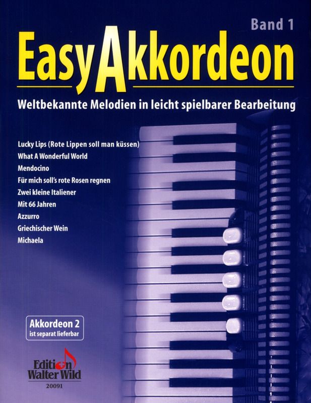 Easy Akkordeon Band 1 - Nelly Leuzinger - nuty na akordeon