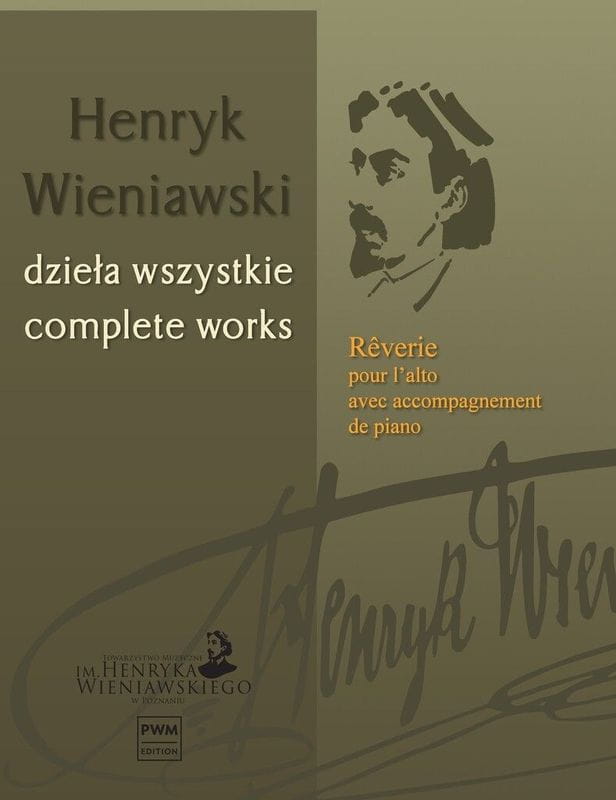 Henryk Wieniawski: Dzieła Wszystkie tom 25 - Reverie pour l'alto avec accompagnement de piano - nuty na altówkę i fortepian