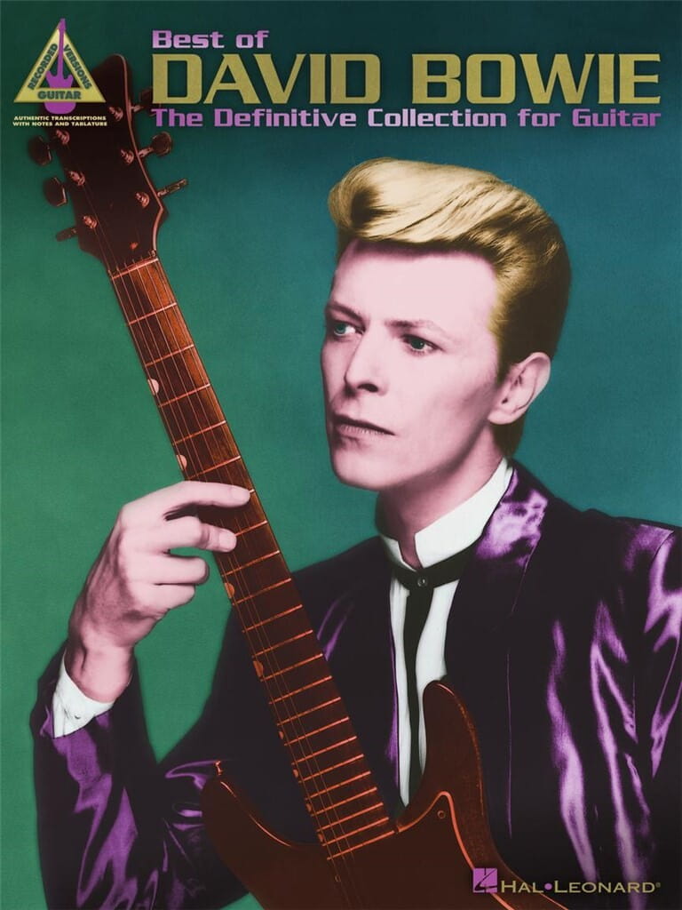Best of David Bowie - The Definitive Collection for Guitar - nuty i tabulatury na gitarę elektryczną, akordy gitarowe, słowa piosenek (Guitar Recorded