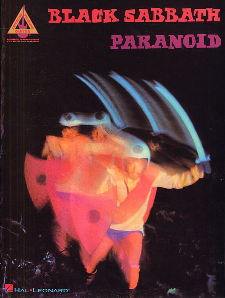 Black Sabbath: Paranoid - nuty i tabulatury na gitarę elektryczną, akordy gitarowe, słowa piosenek (Guitar Recorded Version)