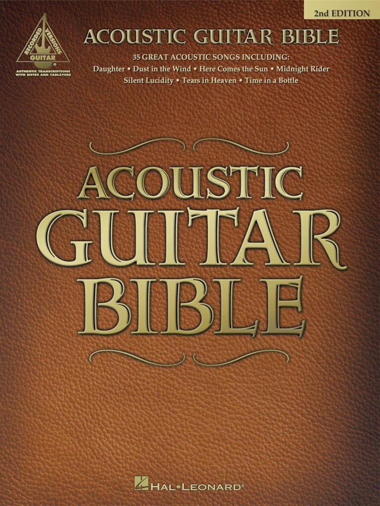 Acoustic Guitar Bible - nuty i tabulatury na gitarę, akordy gitarowe, słowa piosenek (Guitar Recorded Version)