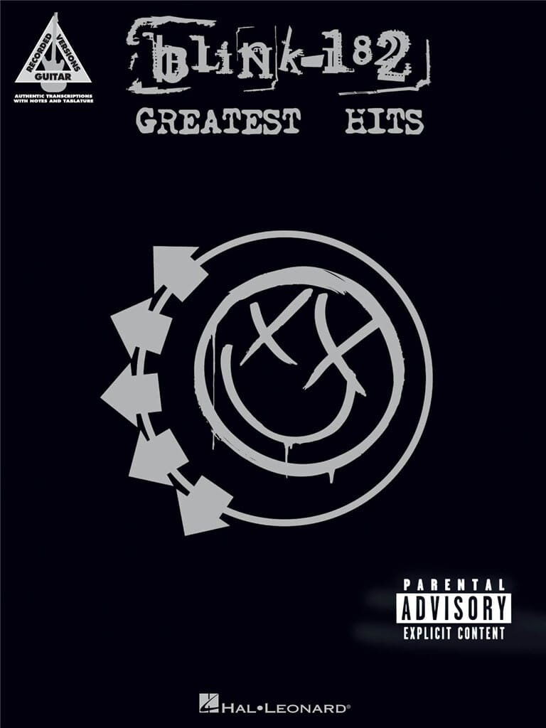 blink-182: Greatest Hits - nuty i tabulatury na gitarę elektryczną, akordy gitarowe, słowa piosenek (Guitar Recorded Version)