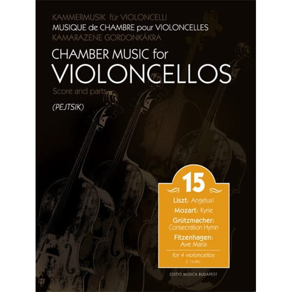 Chamber Music for violoncellos 15 - Arpad Pejtsik - muzyka kameralna na 4 wiolonczele