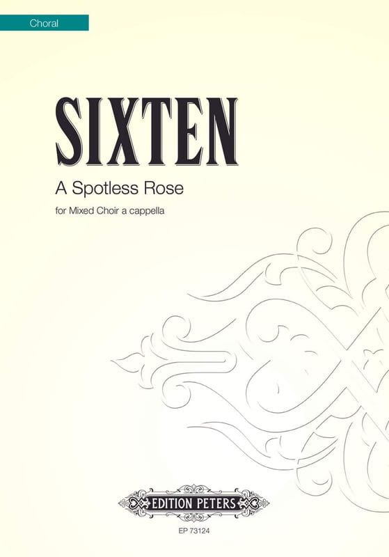 Fredrik Sixten: A Spotless Rose - nuty na chór mieszany