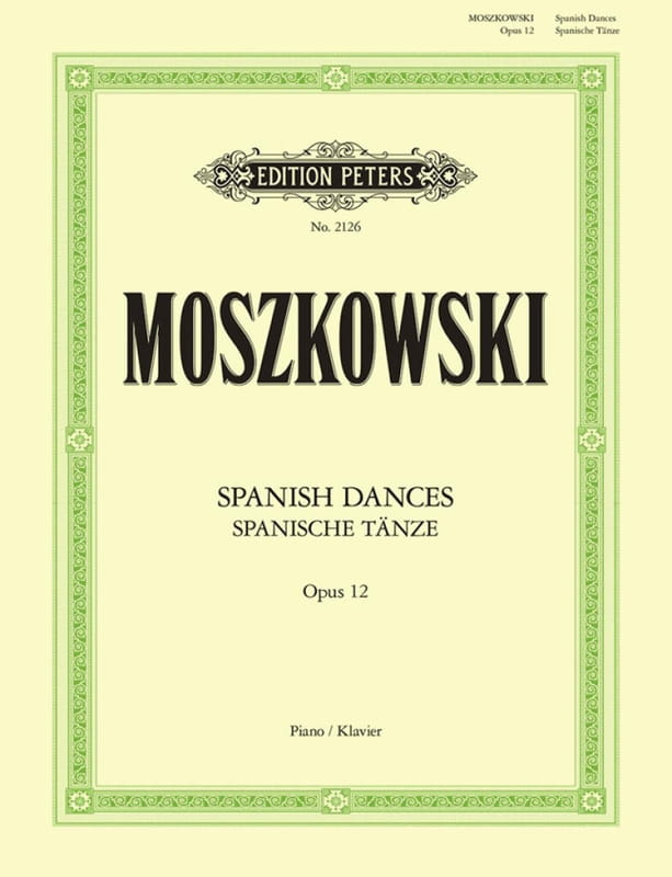 Maurycy Moszkowski: Spanische Tanze op. 12 fur Klavier - Tańce hiszpańskie - nuty na fortepian