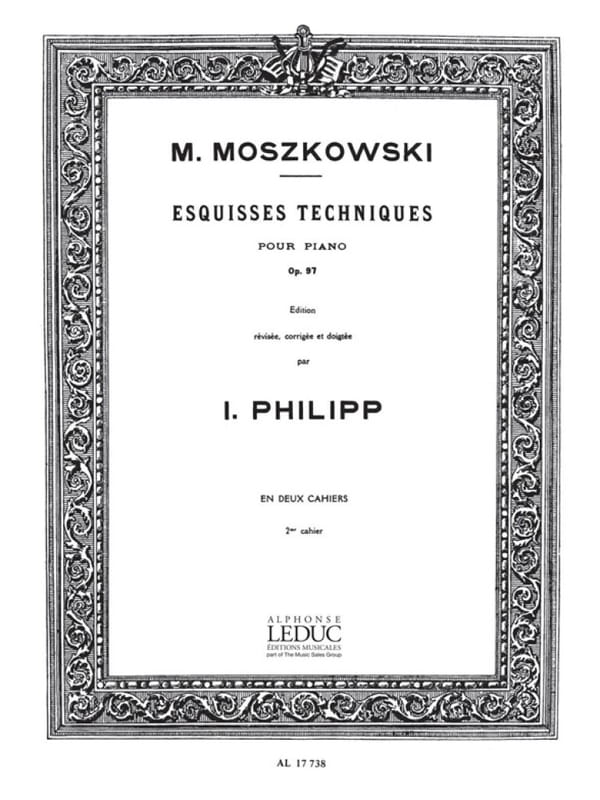 Maurycy Moszkowski: Esquisses Techniques op. 97 Volume 2 - szkice etiudy techniczne - nuty na fortepian