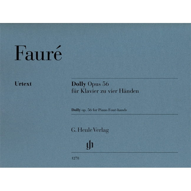 Gabriel Faure: Dolly op. 56 for Piano Four-hands - Lalka - nuty na fortepian na cztery ręce