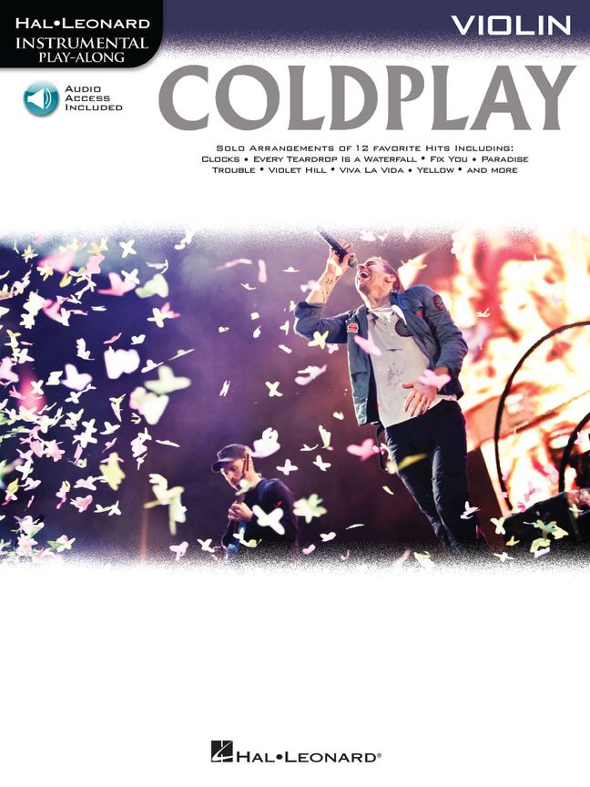 Coldplay: Violin (+ audio online) - nuty na skrzypce