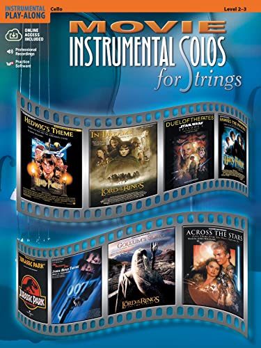 Movie Instrumental Solos for Strings: Cello - nuty na wiolonczelę do muzyki filmowej ( + audio online)