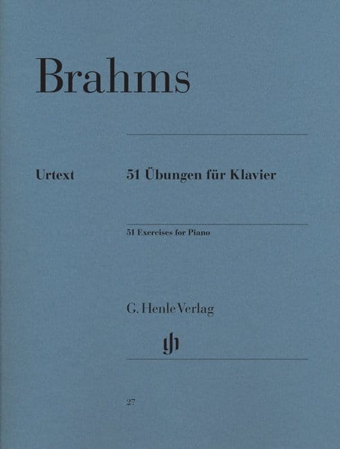 Johannes Brahms: 51 Exercises for Piano - 51 ćwiczeń - nuty na fortepian