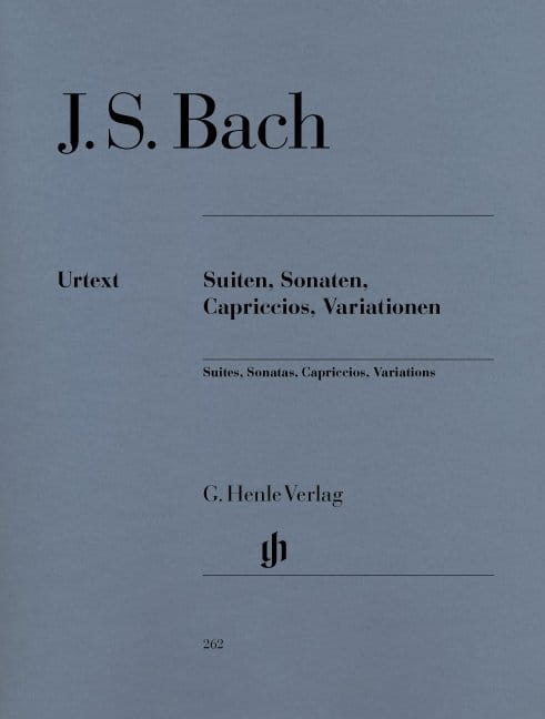 Johann Sebastian Bach: Suites, Sonatas, Capriccios, Variations - Suity, Sonaty, Cappricia, Wariacje - nuty na fortepian